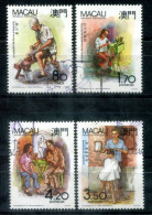 MACAO 668-671 Canc. - Handwerk, Handicraft, Artisanat  - MACAU - Used Stamps