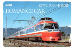 Train Trein Romance Car Carte Prépayée Japon  Card  (salon 315) - Treni
