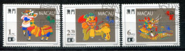 MACAO 699-701 Canc. - World Columbian Stamp Expo '92 - MACAU - Oblitérés