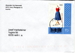Brief Von 4470 Enns Mit 100 Cent Murbodner Tracht Eckrandstück 2023 - Storia Postale