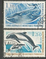 TAAF TIERRAS AUSTRALES Y ANTARTICAS FRANCESAS YVERT NUM. 64/65 SERIE COMPLETA USADA - Gebraucht