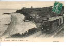 CANCALE LA GREVE DE L'AURORE CHEMIN DE FER LOCOMOTIVE - Cancale