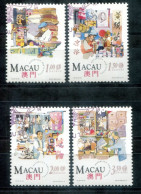 MACAO 763-766 Canc. - Händler, Dealer, Marchands - MACAU - Oblitérés