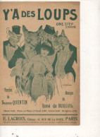 Partition Y A DES LOUPS  1923 - Presse-papier