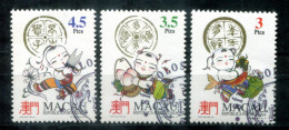 MACAO 776-778 Canc. - Kunst, Art - MACAU - Used Stamps