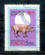 MACAO 785 A Canc. - Chinesisches Jahr Des Schweins, Chinese Year Of The Pig, Année Chinoise Du Cochon - MACAU - Usados