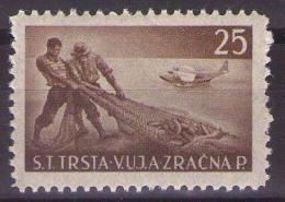 ITALIA - Trieste-Zona B - 1949 - POSTA  AEREA  Mi 9 MNH** VF - Ungebraucht