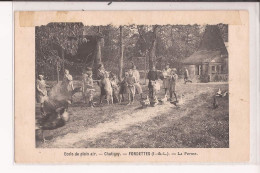 37 Chatigny Fondettes Ecole Plein Air La Ferme Dindon Canard Chevre Goat - Fondettes