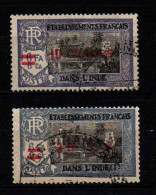 Inde - 1942 - Tb Antérieurs Surch France Libre  - N° 193/197  - Oblit - Used - Gebruikt
