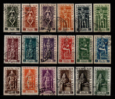 Inde - 1948 - Divinités  - N° 236 à 253  - Oblit - Used - Gebraucht