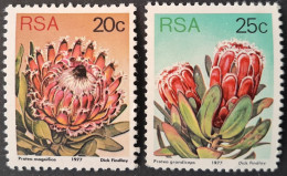 Afrique Du Sud RSA 1977 Fleur Flower Yvert 427 428 ** MNH - Nuovi