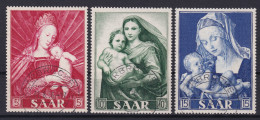 SAARLAND 1954 - Canceled - Mi 351-353 - Usados