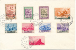 San Marino Cover Postmarked 15-11-1955 With A Lot Of Different Stamps Not Mailed - Covers & Documents