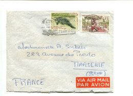 COTE D'IVOIRE -  Affranchissement Sur Lettre - Tisserand / Faune Lamantin - Ivory Coast (1960-...)