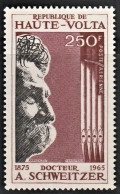 1967 Upper Volta 2nd Death Anniversary Of Albert Schweitzer Stamp (** / MNH / UMM) - Albert Schweitzer