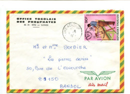 République Togolaise -  Affranchissement Sur Lettre - Handicap Artisan Menuisier - Togo (1960-...)