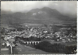 LA ROCHE-SUR-FORON Ca.1950: VUE GENERALE Et Le Môle, CP D'origine Pliée - La Roche-sur-Foron