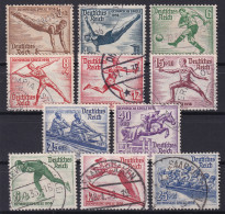 DEUTSCHES REICH 1935 - Canceled - Mi 600-602, 609-616 - Used Stamps