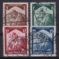 DEUTSCHES REICH 1935 - Canceled - Mi 565-568 - Used Stamps
