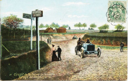 11330  76   VIRAGE DE LONDINIERES - CIRCUIT DE LA SEINE INFERIEURE -   Circulée En 1908 - Londinières