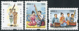 LAOS 2005 - YT 1594-96 ; Mi# 1970-72 ; Sc 1665-67 MNH Folk Songs - Laos