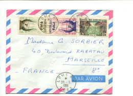 République Togolaise -  Affranchissement Sur Lettre Par Avion - LOME POSTES TOGO 1961 - Togo (1960-...)