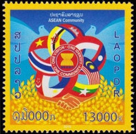 Laos 2015 - Yt 1868 ; Mi# 2286 MNH ASEAN - Joint Community Issue - Laos