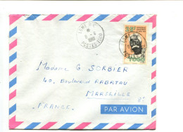 République Togolaise -  Affranchissement Sur Lettre Par Avion - Anniversaire De L'Indépendance - Togo (1960-...)