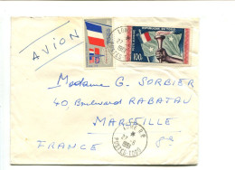 République Togolaise -  Affranchissement Divers Sur Lettre Par Avion - Congrès Du Sommet Pour La Paix - Togo (1960-...)