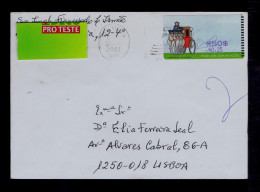 Gc7946 PORTUGAl Courrier Mail Diligences Stage-coaches /FRAMA Adhesive Stamp Mailed 2001 - Doble Taxes €+$ - Postkoetsen