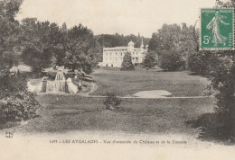 CPA-13-MARSEILLE-LES AYGALADES-Vue D'ensemble Du Château Et De La Cascade - Nordbezirke, Le Merlan, Saint-Antoine