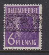 GERMANY (BRITISH AMERICAN ZONE)  -  1948 Currency Reform Opt Multiple Posthorns 6pf Lightly Hinged Mint - Ungebraucht