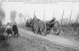 Cpa La Grande Guerre, Nouveau Mortier Anglais De 120 - Oorlog 1914-18
