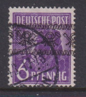 GERMANY (BRITISH AMERICAN ZONE)  -  1948 Currency Reform Opt Multiple Posthorns 6pf Lightly Hinged Mint - Oblitérés