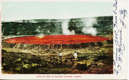 11349 - Amérique - Etats Unis - HAWAII   :   LAKE  OF FIRE IN KILAUEA CRATER , HAWAII En 1905 - Honolulu