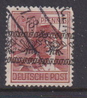 GERMANY (BRITISH AMERICAN ZONE)  -  1948 Currency Reform Opt Multiple Posthorns 60pf Lightly Hinged Mint - Oblitérés