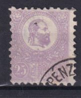 HUNGARY 1871 - Canceled - Sc# 6a - Bright Lilac - Usati