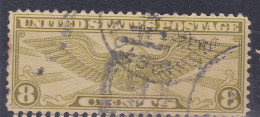 1930 N°16  8 CENTS OLIVE - 1a. 1918-1940 Oblitérés