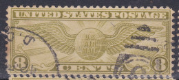 1930 N°16  8 CENTS OLIVE - 1a. 1918-1940 Oblitérés