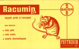 J1709 -  BUVARD - RACUMIN - BAYER - PHYTOCHIM - RATS - SOURIS - Ppp - Dieren