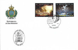 San Marino 2013 Fdc  Composers: Giuseppe Verdi And Richard Wagner, Annullo Speciale, Bella - Storia Postale