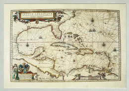 Vatikan / Vaticane 1992, Ganzsachen-Karte Genova '92, Karte Zentralamerika Mit Inseln / Central America With Islands - Géographie