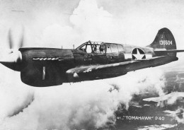 Cpsm Tomahawk P40 Chasseur Bombardier - 1939-1945: 2ème Guerre