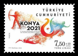 Turkey 2022 Mih. 4712 Islamic Solidarity Games In Konya. Archery. Swimming. Athletics MNH ** - Nuevos