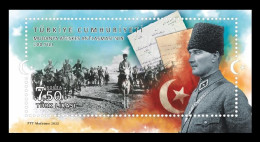 Turkey 2022 Mih. 4723 (Bl.223) Turkish Liberation War. Mudanya Armistice. Mustafa Kemal Ataturk MNH ** - Unused Stamps