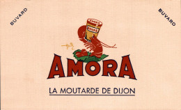 J1709 -  BUVARD - AMORA - Moutarde De DIJON - Ppp - Moutardes