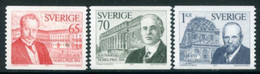 SWEDEN 1974 Nobel Laureates Of 1914 MNH / **.  Michel 886-88 - Ongebruikt