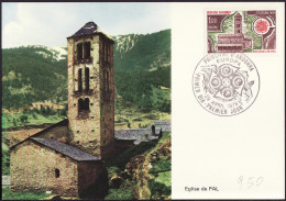 Andorre Français - Andorra CM 1978 Y&T N°269 - Michel N°MK290 - 1f EUROPA - Maximum Cards