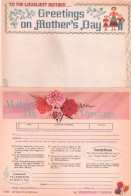 Western Union, Mothers Day Telegramme, Mint, Carnation Flowers, Rare To Find, Probably From 60'sSMALM3 - Giorno Della Mamma