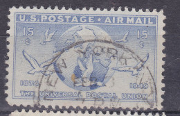 1949 N°42  15 CENTS BLEU - 2a. 1941-1960 Usados